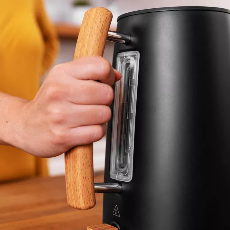 Cecotec ThermoSense 400 elektrická kanvica, 1,7 l, 3000 W, Black Woody