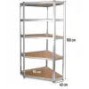 Kovový rohový regál G9040 40 cm