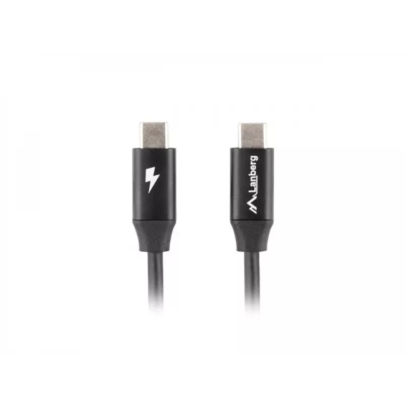 Kábel USB-C M/M 2.0 CA-CMCM-40CU-0005-čierny 0,5 m