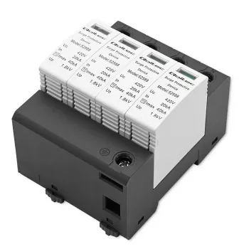 Prepäťová ochrana QOLTEC 52588 AC 4P 420V T2 C — 4-pólový AC prepäťový zvodič, 420 V, Typ 2