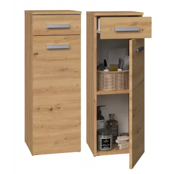 Topeshop NEL V DS ARTISAN kúpeľňová skrinka dub