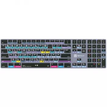 Logickeyboard LKB-RESB-TM-UK Office Bluetooth QWERTY klávesnica sivá titanium