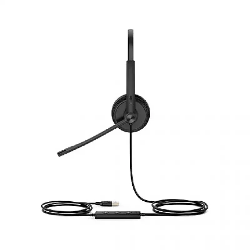 Yealink UH34 SE Lite Dual Teams headset káblový s hlavovým mostom kancelária/call centrum USB Type-C čierna