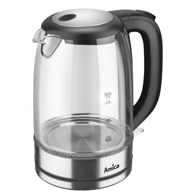 Rýchlovarná kanvica Amica 1.7L 2200W strieborná