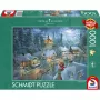 Puzzle Schmidt Spiele Thomas Kinkade Studios „Santa's Silent Night“ 1000 dielikov