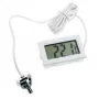 Digitálny teplomer Lamptron TS708 so závitovým pripojením G1/4 palca, biely