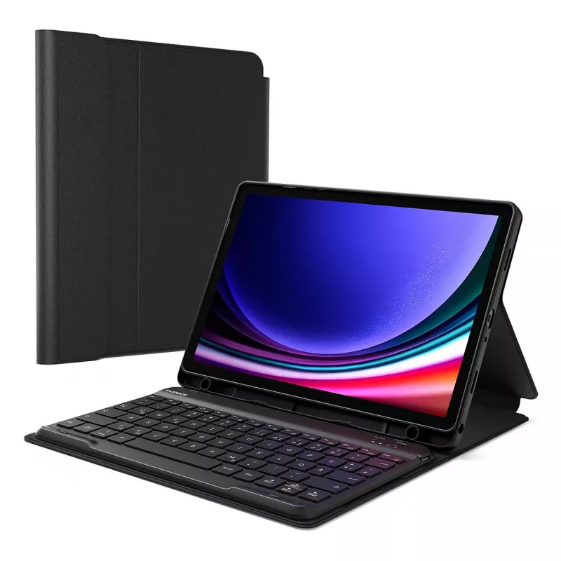 Obal folio pre tablet Inateck N0028_čierna pre Galaxy Tab A9+/A9 Plus 27,9 cm (11 palcov) – 3 režimy stojana, Bluetooth