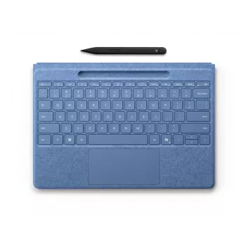 Klávesnica pre Microsoft Surface 8YU-00027 — QWERTZ nemecké rozloženie, Bluetooth, touchpad, modrá