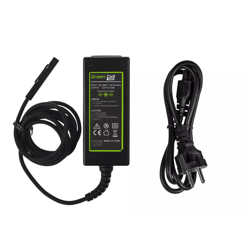 Napájací zdroj Green Cell AD63P 36W 12V 2,58A interiérová nabíjačka do notebooku, čierna