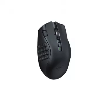 Herná myš Razer Naga V2 HyperSpeed RF Wireless + Bluetooth, pravá ruka, 30000 DPI, optická, čierna