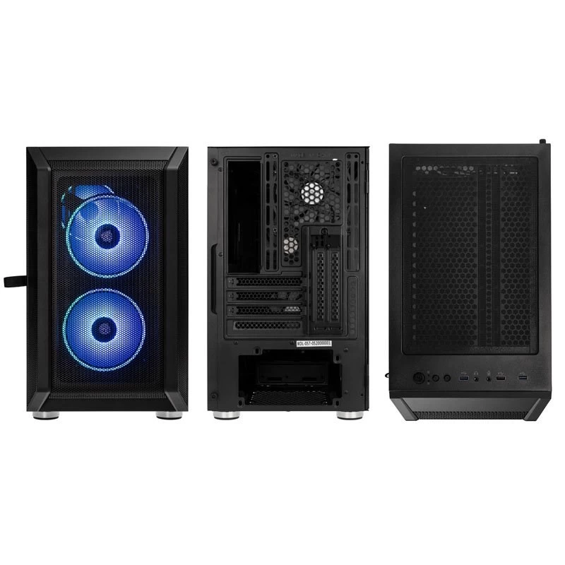 Kolink Citadel Mesh RGB Micro-ATX skriňa – čierna