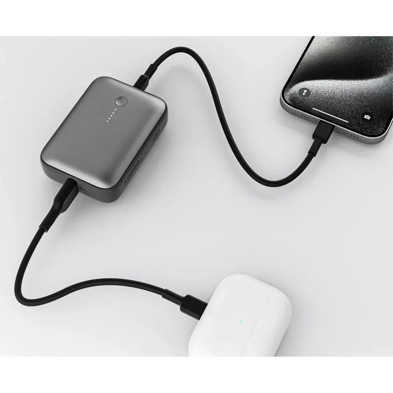 AUKEY 157000 powerbanka 10000 mAh sivá