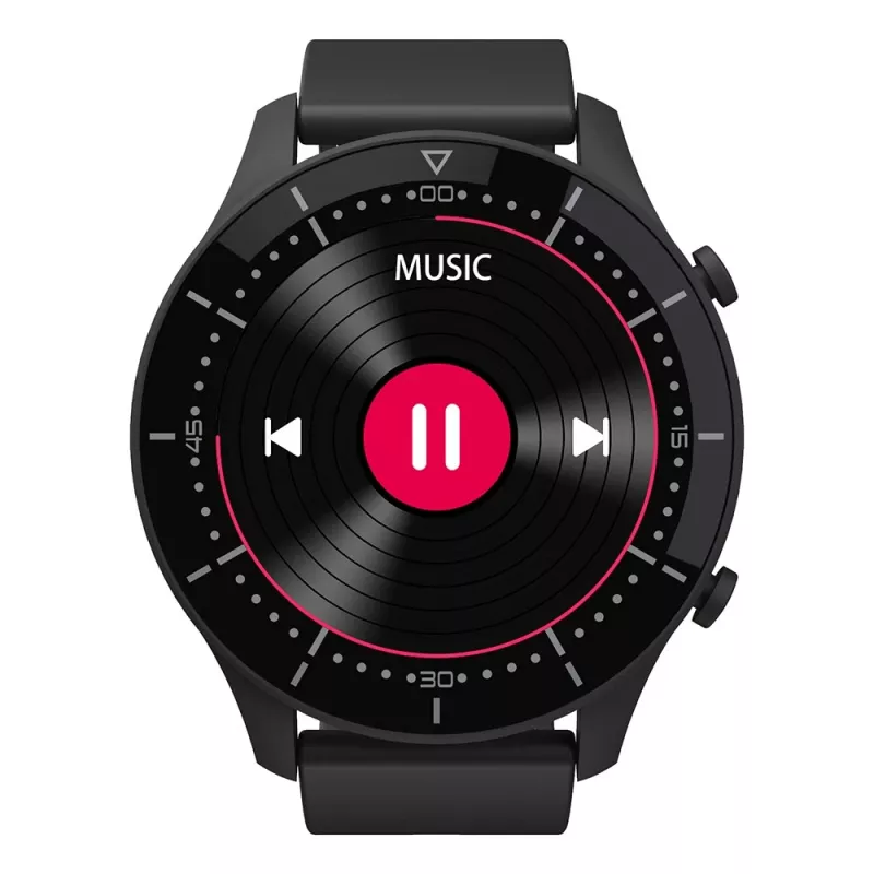 Smartwatch MEDIA-TECH MT870 — 1,3 palca (3,3 cm) IPS dotykový displej, 51 mm puzdro, Bluetooth, čierna