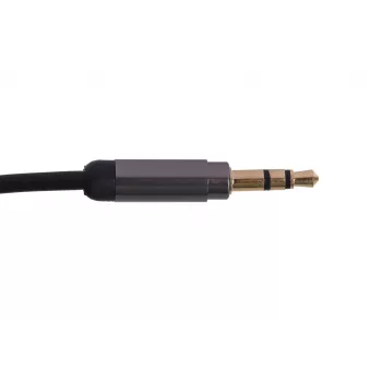 Gembird CCAP-444-1M audio kábel 3,5mm čierny (CCAP-444-1M)