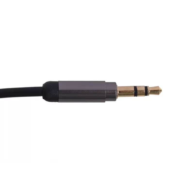 Gembird CCAP-444-1M audio kábel 3,5mm čierny (CCAP-444-1M)