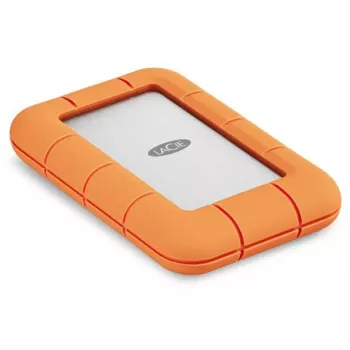 Externé SSD LaCie STND4000400 4 TB USB4 Gen 3x2 Thunderbolt USB Type-C, oranžová/nerez