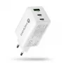 Napájacia nabíjačka everActive SQ-655Q 65W, 1×USB-A + 2×USB-C rýchle nabíjanie