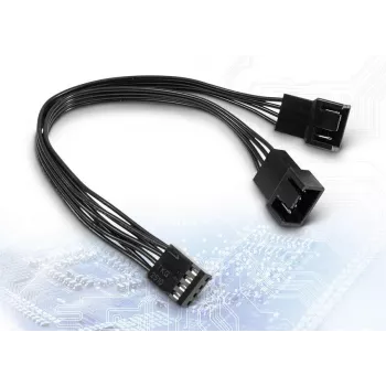 SATA kábel Inter-Tech 88885521 0,15 m čierna konektor samec/konektor samica