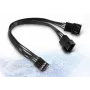 Inter-Tech 88885521 AC PWM Y-kábel, 15 cm