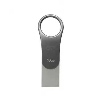 USB flash disk Silicon Power 16 GB USB Type-A / USB Type-C, USB 3.2 Gen 1, titán, zinkové puzdro