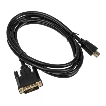 Video kábel adaptér Akasa AK-CBHD06-20BK 2m DVI-D HDMI čierny