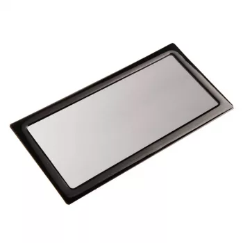 Protiprachový filter pre 240-mm radiátory DEMCiflex DF0031 — čierny rám a čierne pletivo