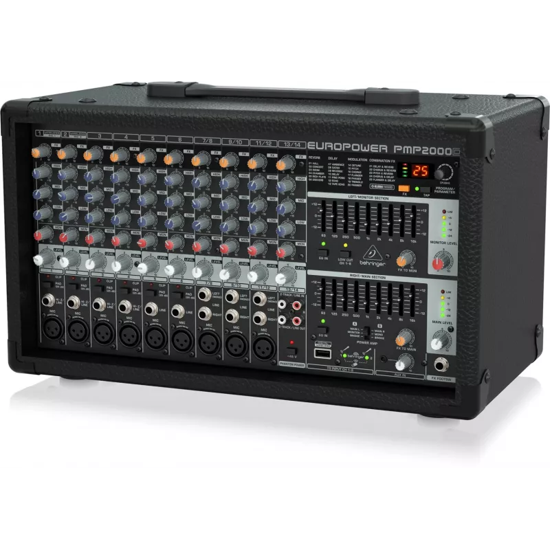 Behringer PMP2000D zosilňovací mixér