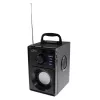 Prenosný reproduktor MEDIA-TECH MT3179, 20 W (RMS 15 W), Bluetooth 5.1, FM, MicroSD, USB, AUX, Li-Ion, 6 h, drevené puzdro