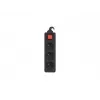Lanberg PS1-03E-0150-BK predlžovací kábel (1,5 m, čierny)