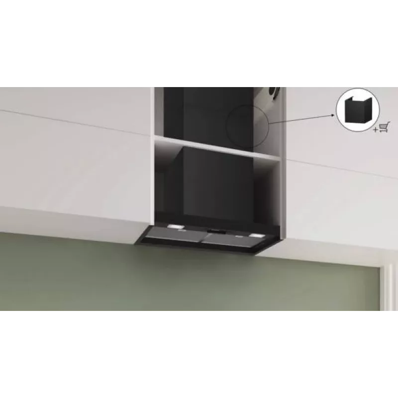Bosch Serie 2 DBB63BC60 Odsávač pár vstavaný čierna 384 m³/h