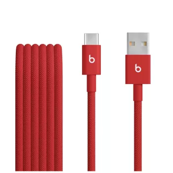 Apple Beats USB-A na USB-C tkaný kábel (1,5 m) - Rapid Red (MFEJ4ZM/A)