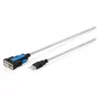 USB 2.0 na RS232 adaptérový kábel DIGITUS DA-70170, FTDI čipset, 1,8 m, USB Type-A na DB9
