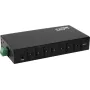 EXSYS GmbH 7-portový USB 3.2 Gen 2x1 kovový HUB, 7x USB-C, 57W (EX-12277HMS)