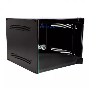 EXTRALINK LITE 4U 10 280X310 nástenný rack čierny