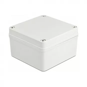 Puzdro DeLOCK inštalačné puzdro IP65 vodotesné 125 x 125 x 75 mm sivé