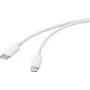 Basetech USB kábel USB 2.0 USB-C® konektor samec, Apple Lightning konektor samec 1,00 m biely BT-2347613