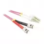 Synergy 21 3.0m OM4 LC - ST - LC - ST - samec/samec - OM4 - fialová (S216291)