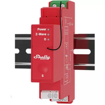 Polovodičové relé Shelly Qubino Wave PRO 1PM červená 16A 110-240V