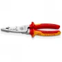 Odizolovač káblov Knipex 13 76 200 ME kapacita odizolovania 6 mm červená nehrdzavejúca oceľ žltá