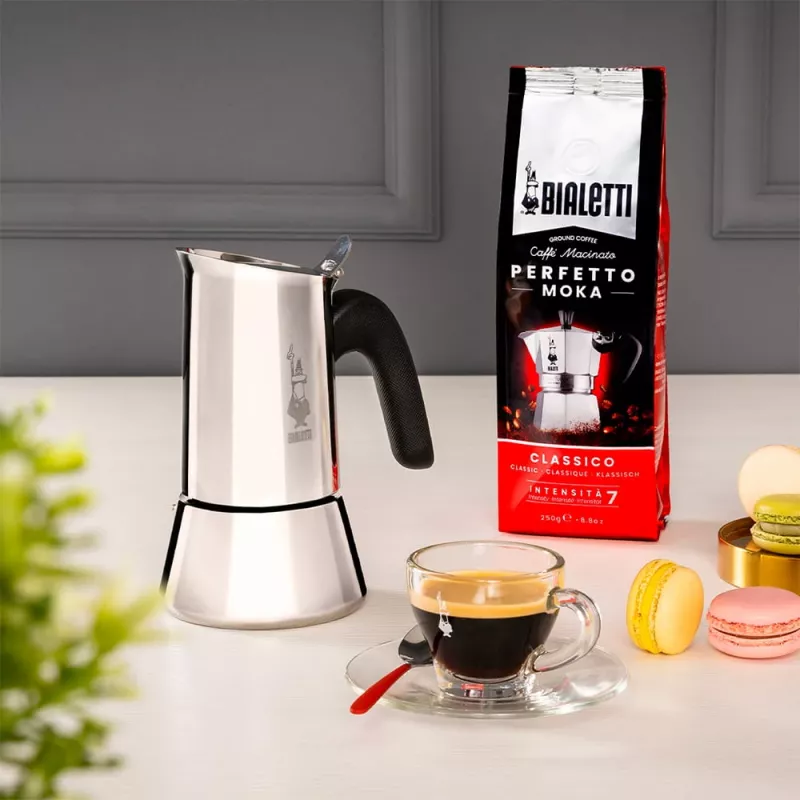 Moka kanvica BIALETTI Venus Box 0,1 L nerez, 2 šálky, polypropylénová rukoväť