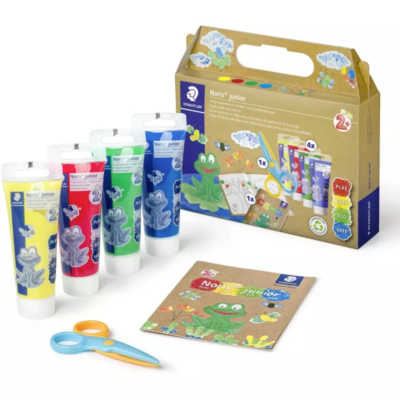 Prstové farby Staedtler 61 C2 umývateľné modrá zelená žltá