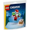 Stavebnica LEGO Santa's Chimney Polybag 30692 – mini vianočná stavebnica