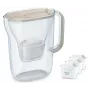 Filtračná kanvica na vodu BRITA Style Essential 2,4 l s 3 náhradnými kazetami (piesková)