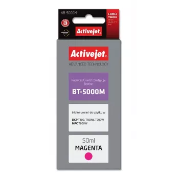 Activejet AB-5000M atramentová fľaša (náhrada za Brother BT-5000M; Supreme; 50 ml; purpurová)