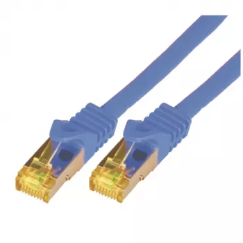 Sieťový kábel M-Cab 7,5 m RJ-45 Cat7 modrý S/FTP