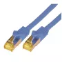 Sieťový kábel M-Cab 7,5 m RJ-45 Cat7 modrý S/FTP