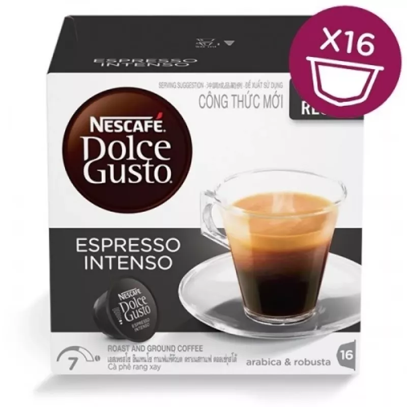 Nescafe Dolce Gusto Espresso Intenso káva, 16 kapsúl