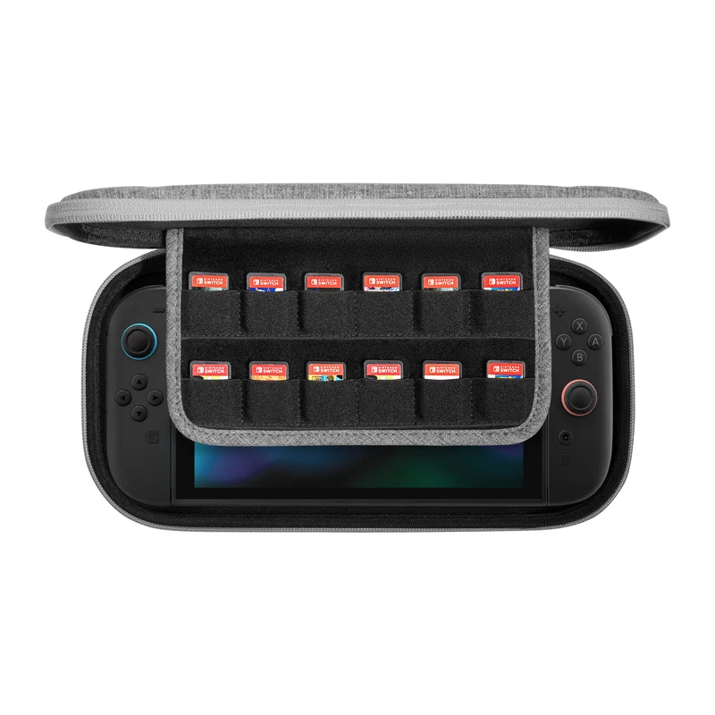 Ochranná taška Tomtoc FancyCase-G05 pre Nintendo Switch 2, sivá