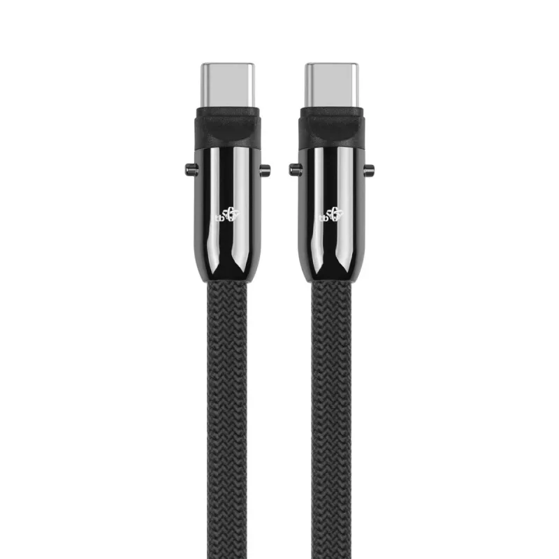 USB-C kábel TB AKTBXKUCCSMY12B 1,2 m, čierny, USB-C na USB-C