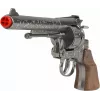 Pulio kovový kovbojský revolver 12-ranná hračkárska pištoľ, model 155122/0